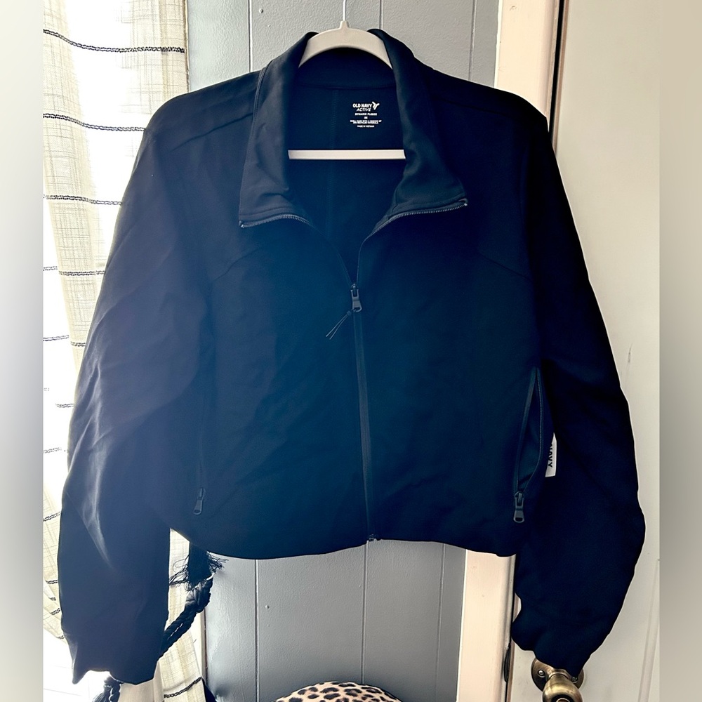 Cropped Fleece Jacket